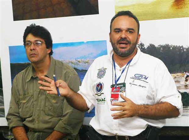 Foto: Lincoln Duarte (… esquerda), presidente da CBM, e Cassiano Marques, do Acre