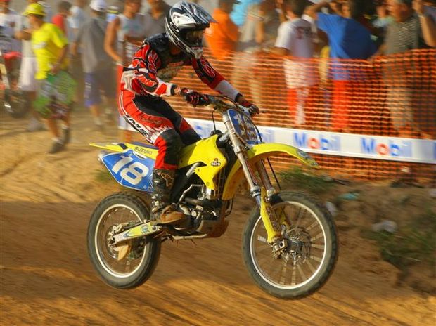 Foto: Ramos, piloto da MXJr do Brasileiro de Motocross