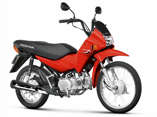Honda Pop 100, uma das seis motocicletas mais vendidas no país