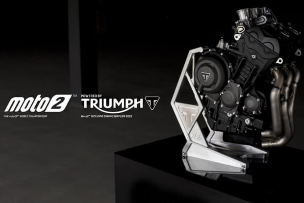 Na Moto2 a mudança chega em 2019, junto dos novos motores - que a partir de então serão fornecidos pela Triumph