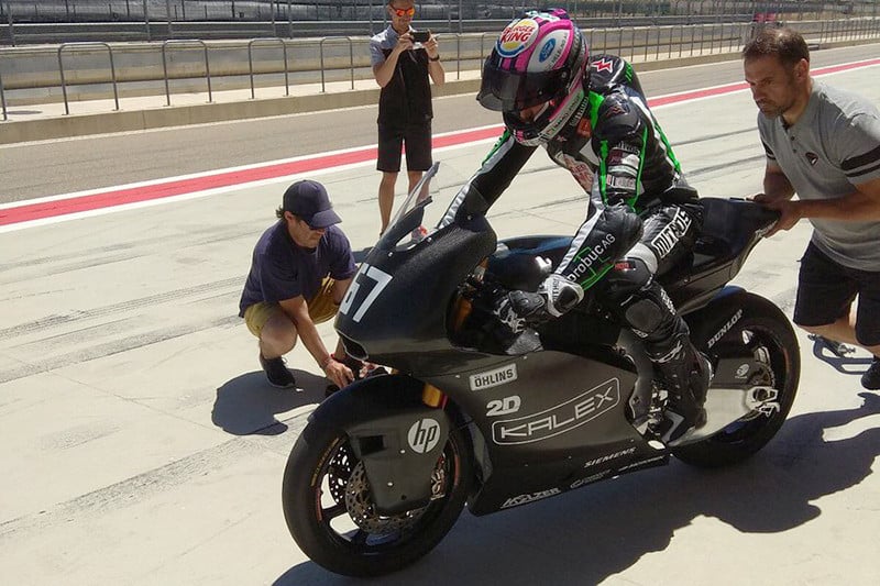 KTM, NTS e Kalex testaram seus protótipos com motor Triumph na pista de Aragão, que recebe o Mundial em setembro