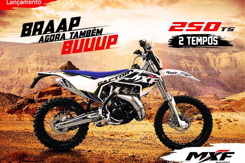 Lançamento: MXF 50 TS tem motor 2 tempos e suspensão invertida - moto.com.br
