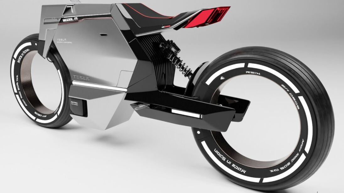 Como seria uma moto Tesla? Designer mostra exemplo surpreendente!