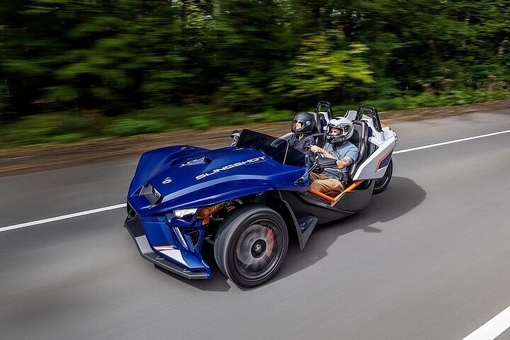 Inesperado: Suzuki trabalhando em novo 'triciclo inclinável' 2 polaris slingshot