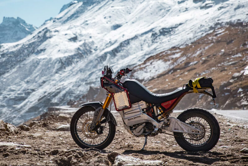 Moto elétrica Royal Enfield Himalayan Testbed