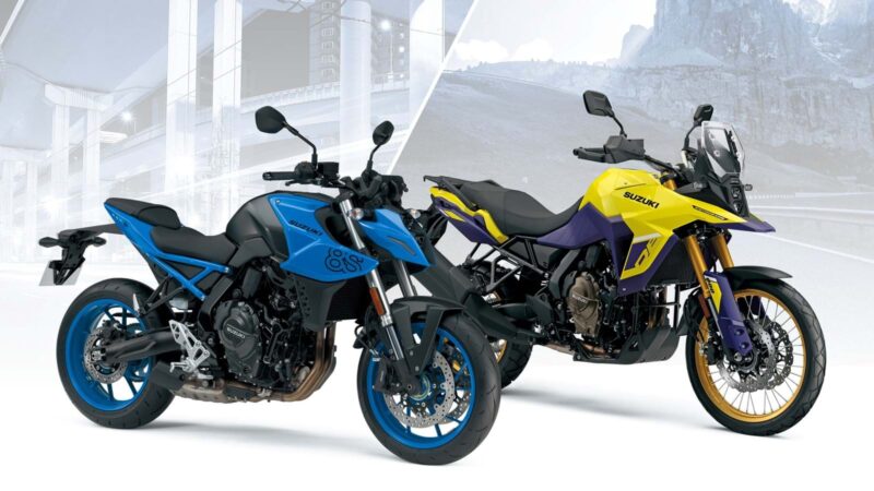 gsx-8s e v-strom 800 são as novas motos suzuki no brasil
