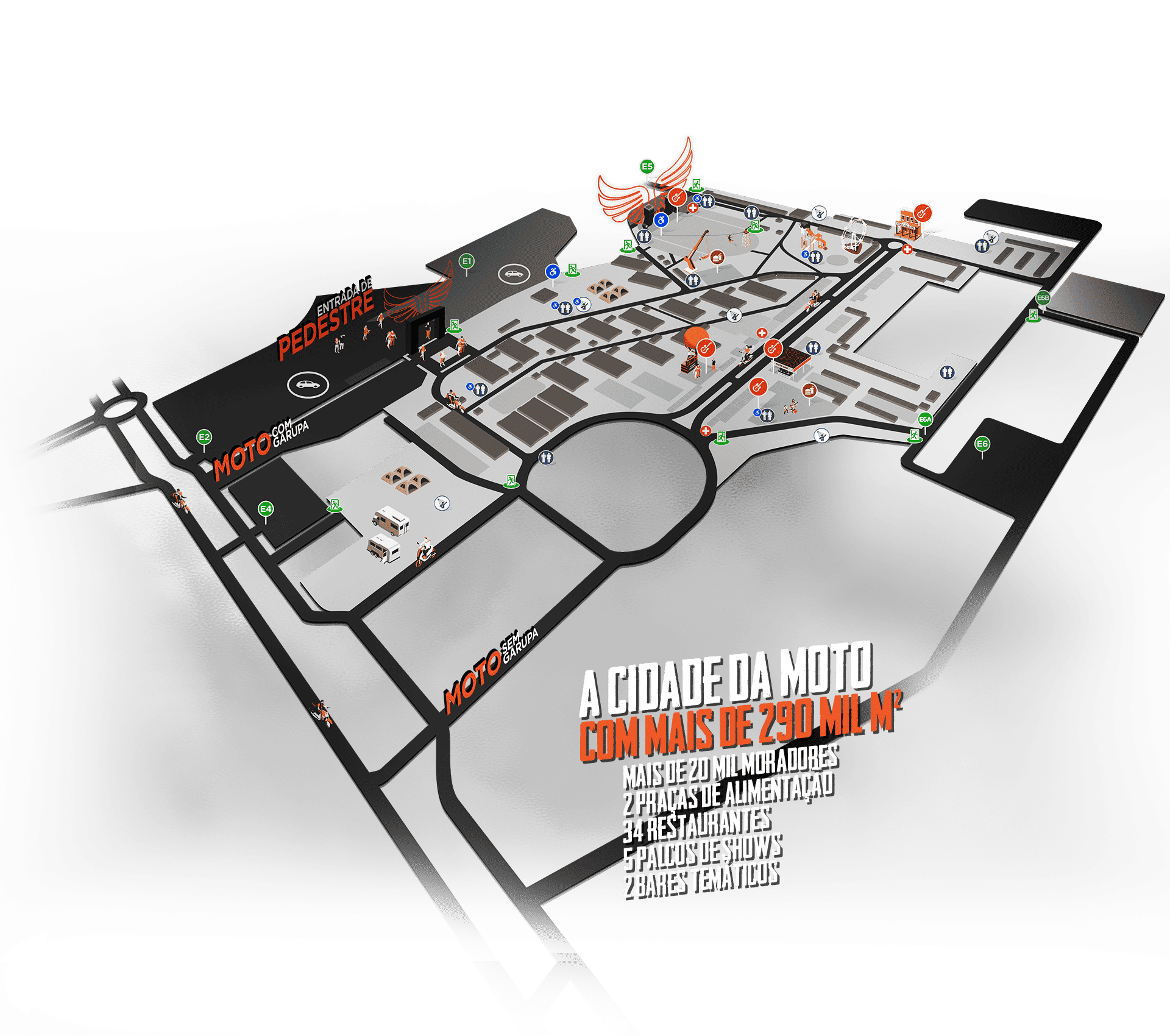 Super encontro de motos? Os diferenciais do Capital Moto Week 3 mapa capital moto week