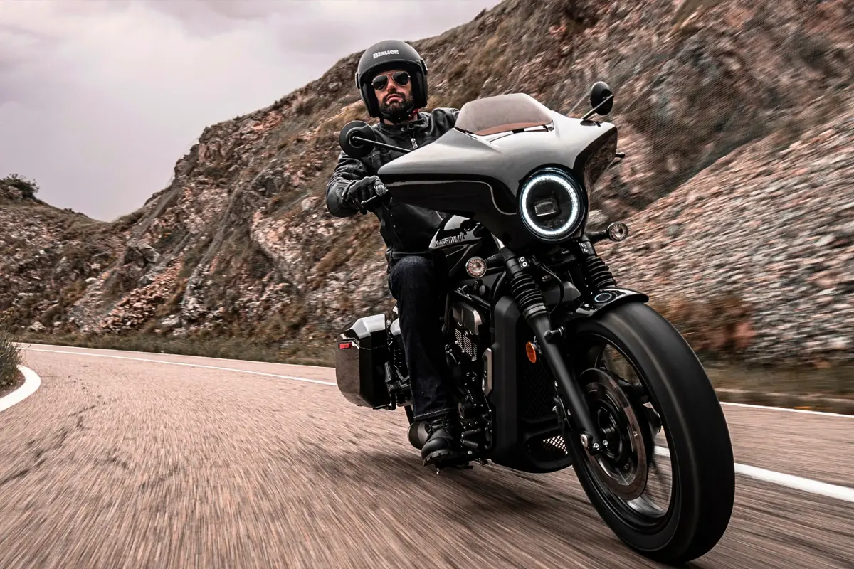 3 motos "tipo Harley" 0km que ainda são desconhecidos 2 Calibro 700cc bagger