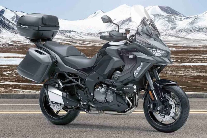 5 Motos 4 cilindros para viajar com desempenho e conforto 1 Kawasaki Versys 1000 - Motos 4 cilindros
