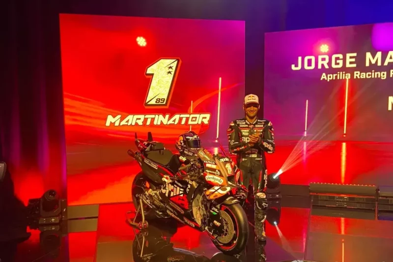 Maldição do Número 1 na MotoGP: ganha novo capítulo com Jorge Martín - Foto: Divulgação Aprilia