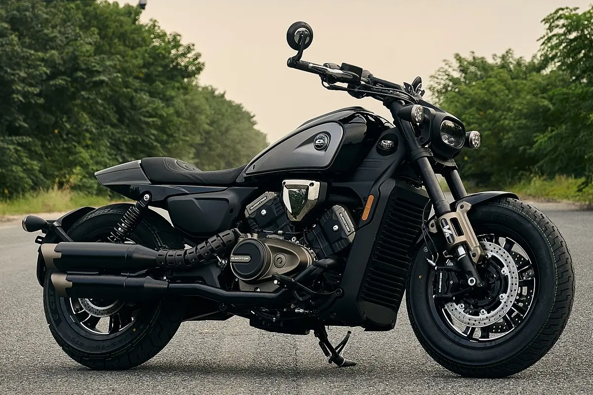 Sportster S? Não, é a QJ Motor SRV600V que deve chegar pela Shineray