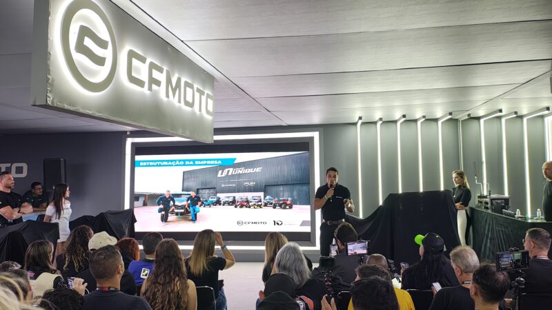 Menos de 40 mil? CFMoto antecipa preço da sua aguardada 450cc 1 coletiva da CFMoto no Festival Interlagos, em maio de 2025