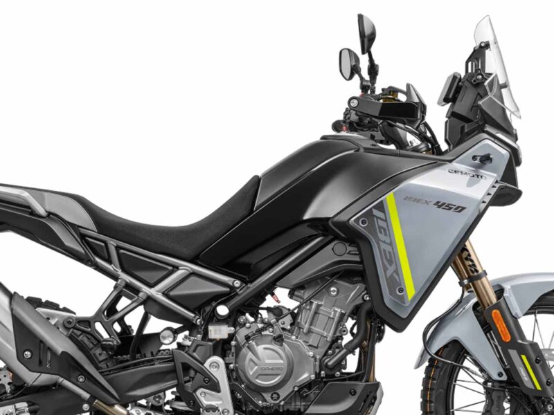 CFMoto 450MT, rebatizada como Ibex 450 - Divulgação CFMoto 450MT, rebatizada como Ibex 450 - Divulgação