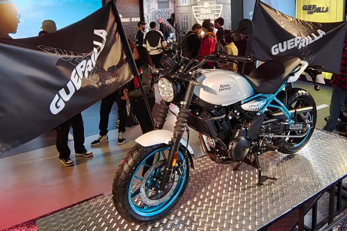 Guerrilla 450 supermotard? Veja como ficou essa customização 5 Royal Enfield Guerrilla 450 festival 4