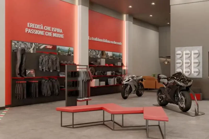 Loja Moto Morini estreia no Brasil: conceito 3S - Divulgação Loja Moto Morini estreia no Brasil: conceito 3S - Divulgação