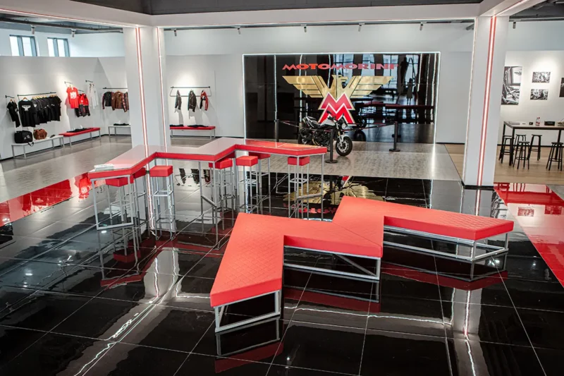 Moto Morini: modelo de Showroom - Divulgação
