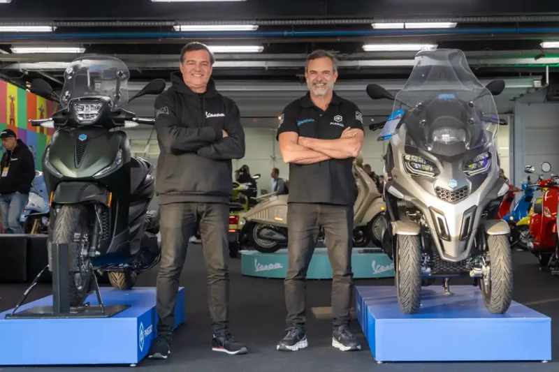 Scooters da Piaggio também estarão no Salão do Automóvel - Raul Fernandes Jr e Maurício Fernandes - Divulgação