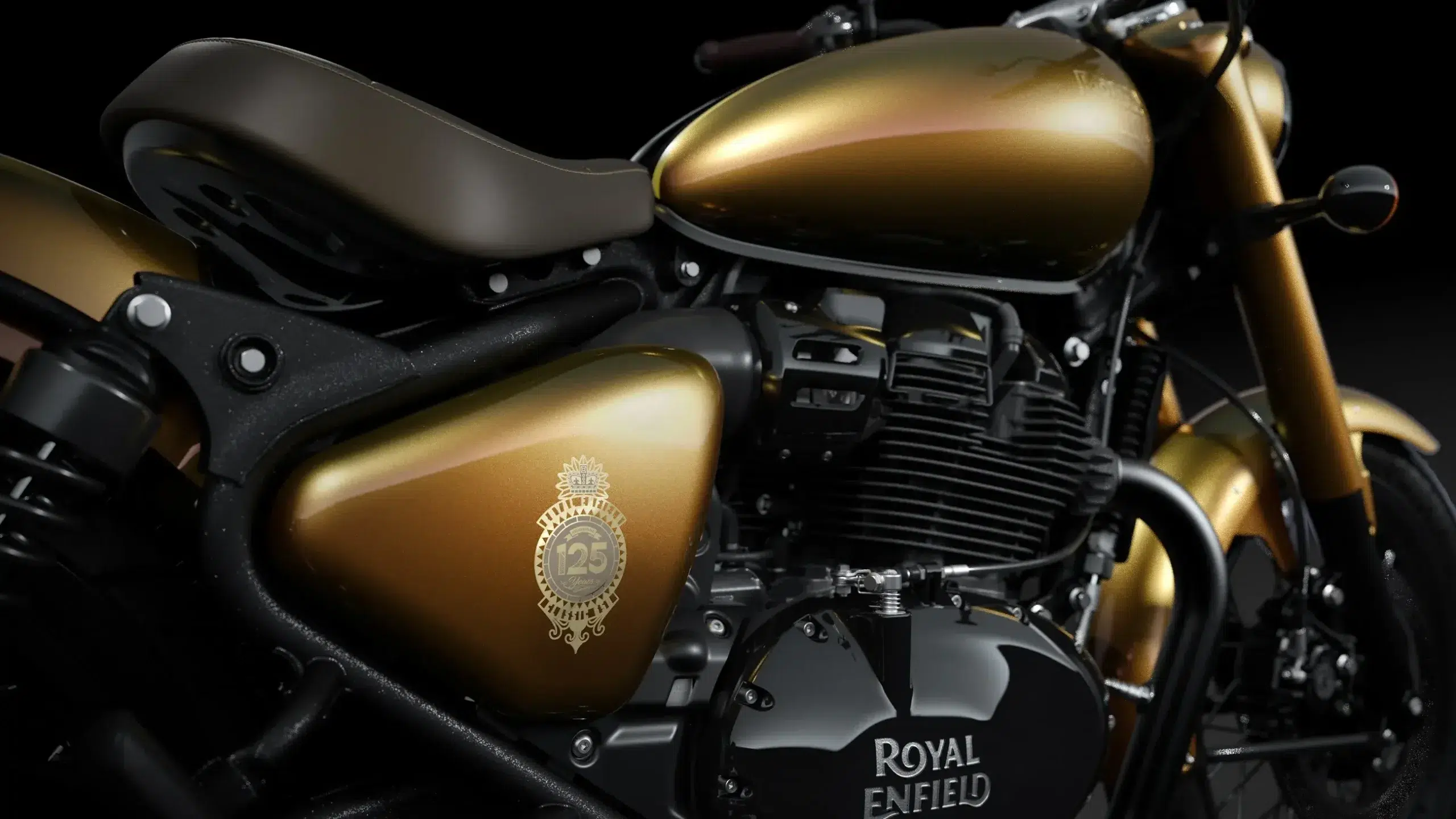 Classic 650: nem chegou, já teve versão especial no exterior 3 Royal Enfield Classic 650 125th Limited Edition 2 scaled 1