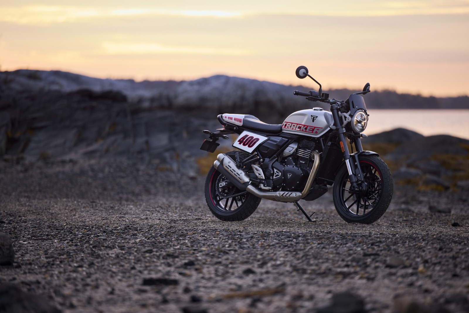 Triumph amplia família 400 com cinco motos a partir de R$ 29.990 1 Triumph Tracker 400 - (Divulgação)