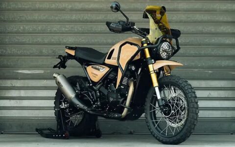 Nova aventureira? Triumph transforma Scrambler em 'moto de rali'