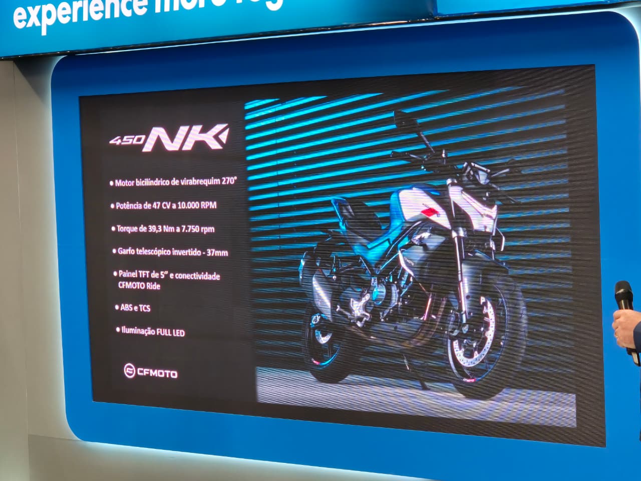 CFMOTO lança NK 450, mas sem preço ou data de chegada 2 WhatsApp Image 2026 08 12 at 09.02.48