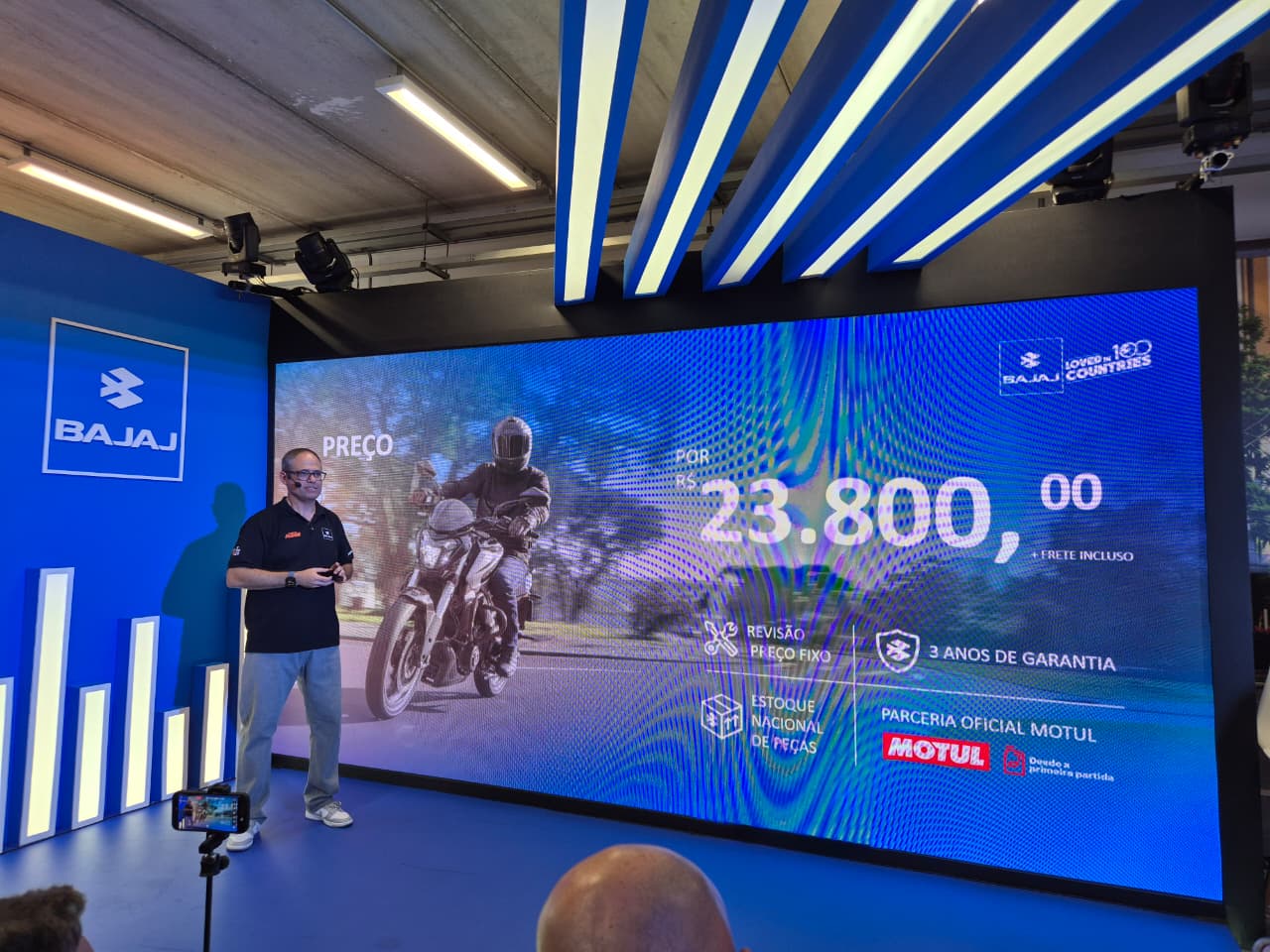 Festival Interlagos 2026: Bajaj anuncia pacote de atualizações da Dominar 250 2 (Foto: Guilherme Augusto/Motonline)