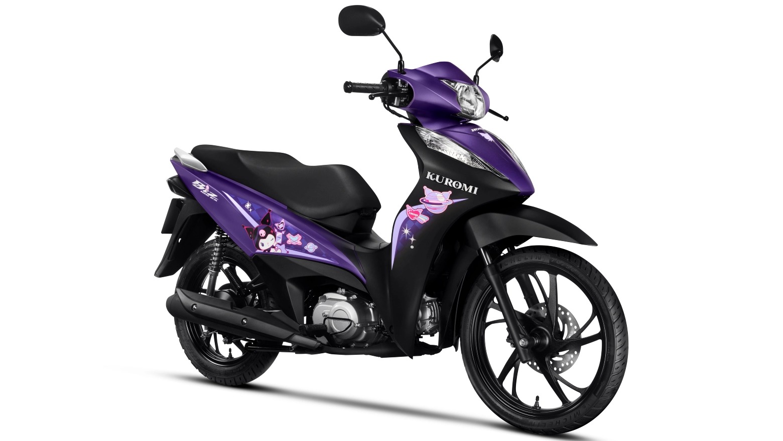 Festival Interlagos: Honda lança Biz 125 EX Kuromi edição limitada 1 Design exclusivo e equipamentos de série: Edição limitada Kuromi aposta em pintura Roxo Fosco e painel digital completo