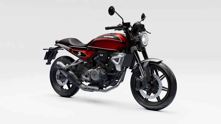 Moto Morini mostra clássica com motor V2 de 350 cc no Brasil