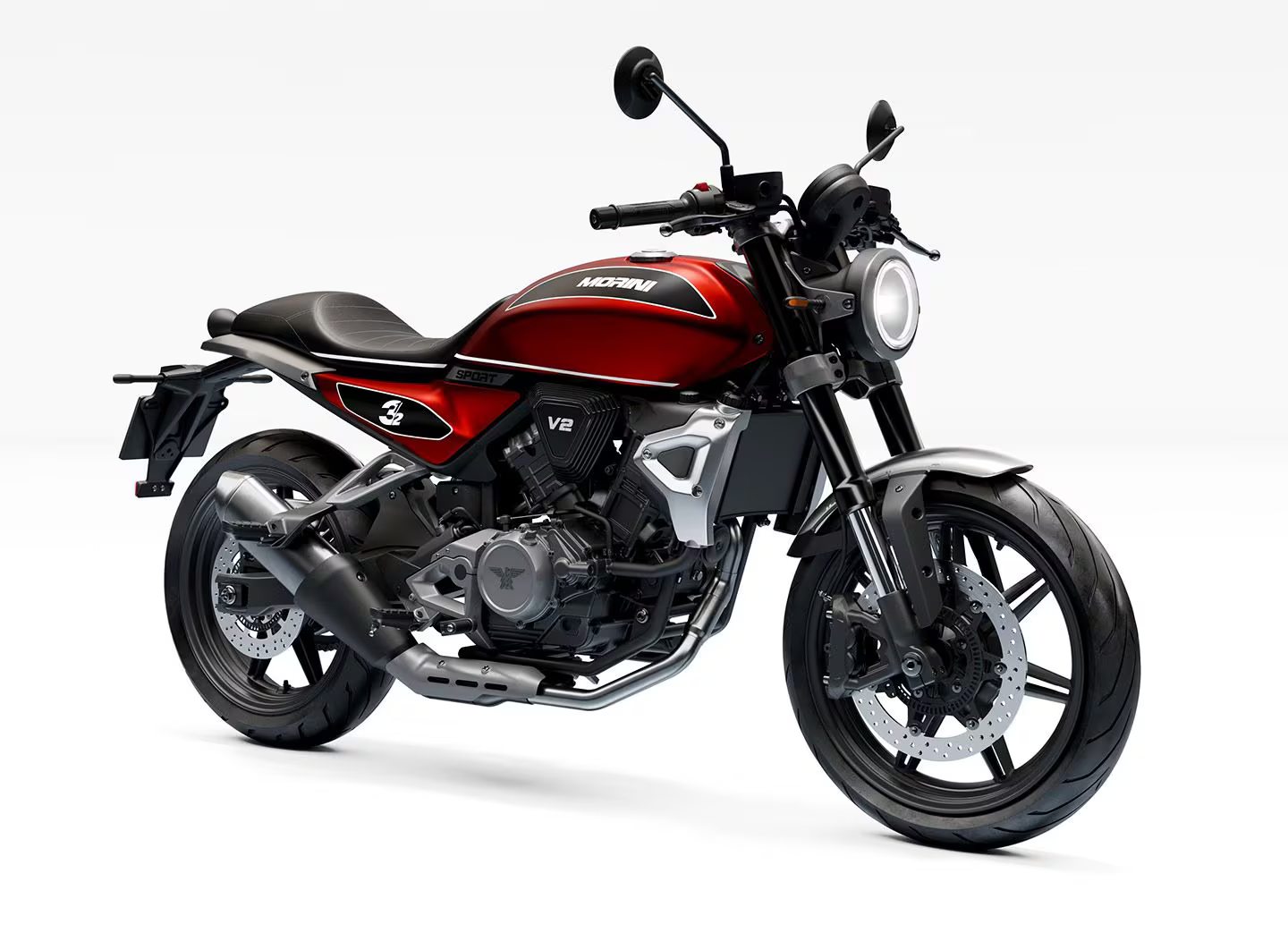 Moto Morini mostra clássica com motor V2 de 350 cc no Brasil 1 moto morini 3 1 2