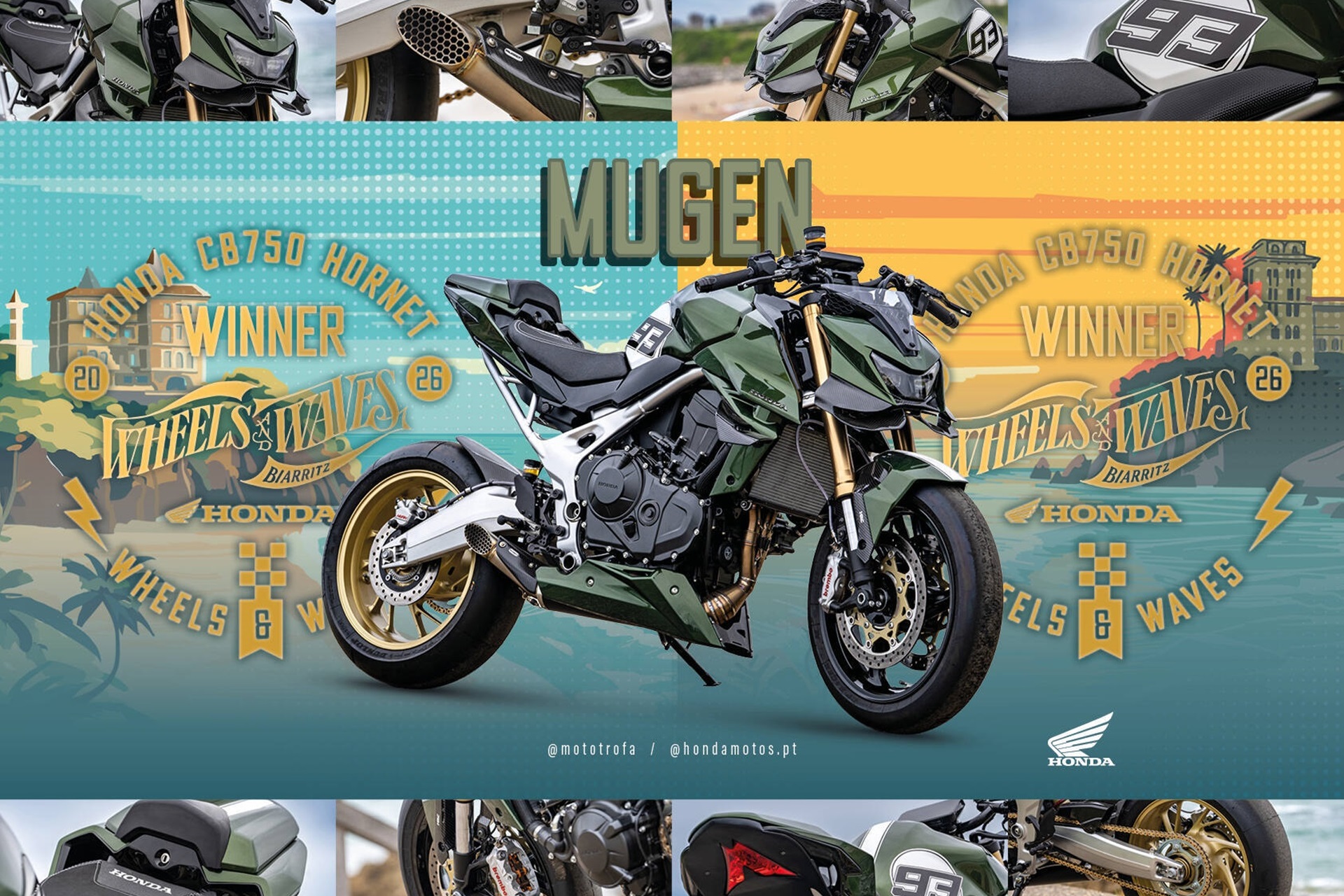 Insana, CB750 Hornet streetfighter ganha concurso de customização