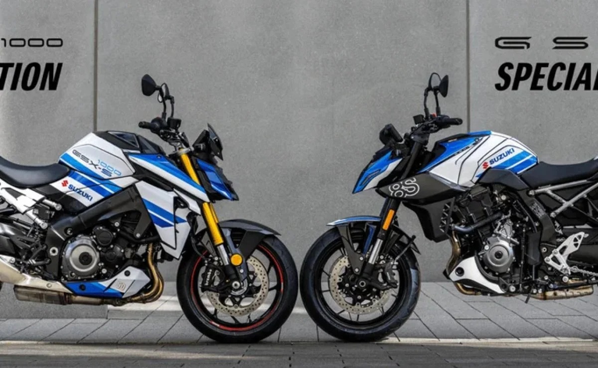 Apenas 50 no MUNDO! Suzuki lança GSX edição especial de aniversário 1 GSX-8S Special Edition e a GSX-S1000 Special Edition